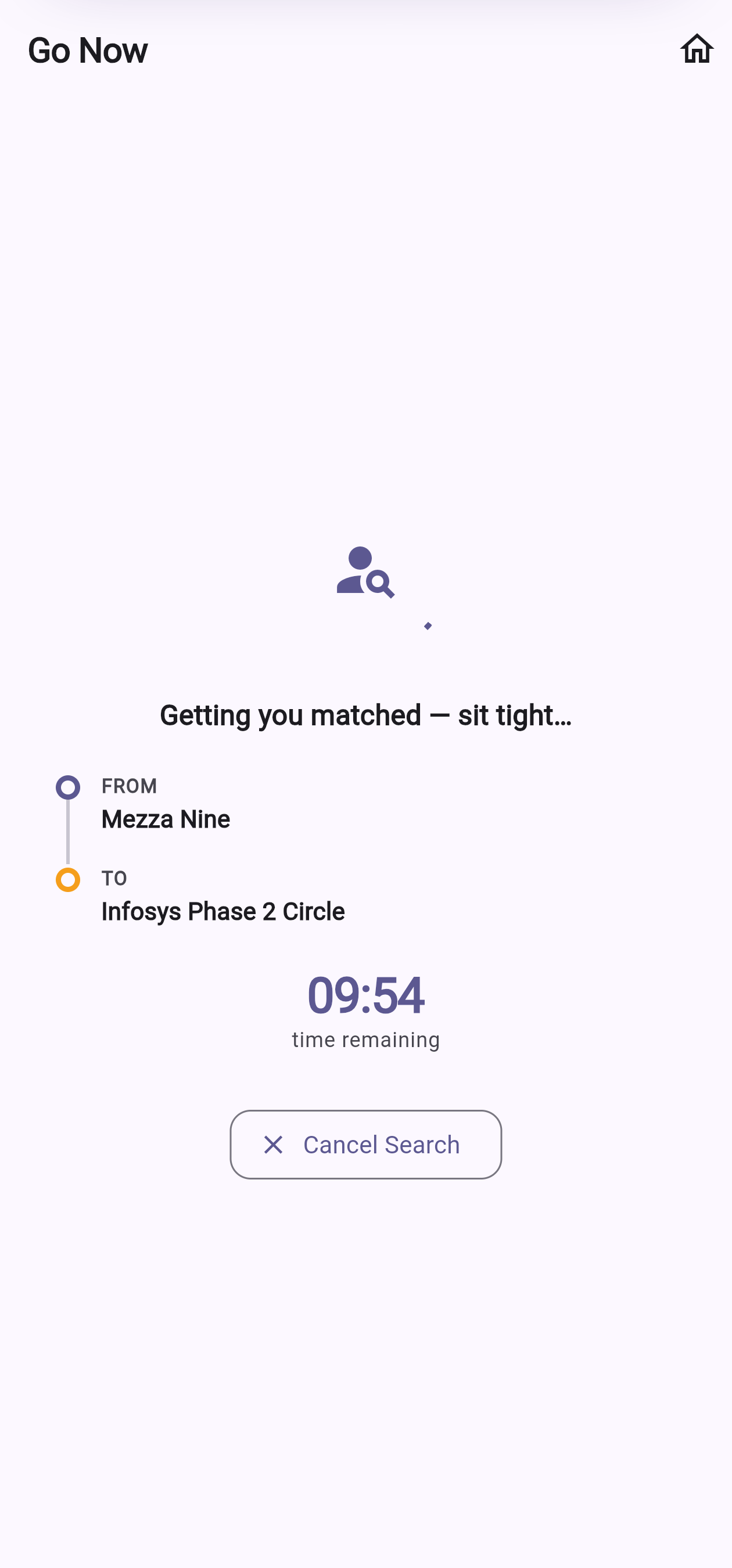 Searching for a co-rider